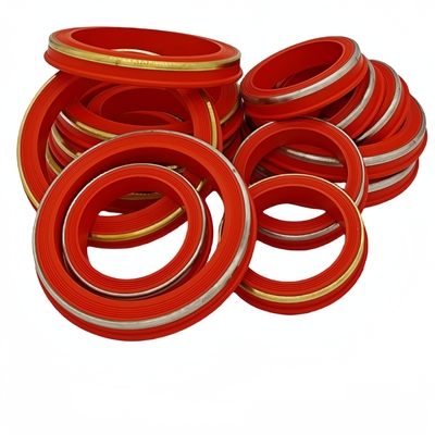 1' 2' 3' 4' Buna NBR HNBR FKM PTFE पीतल और स्टेनलेस रबर लाल हथौड़ा संघ सील के साथ Weco