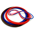 स्ट्रेच करने योग्य टिकाऊ लचीला 50-80 कठोर सिलिकॉन रबर सील रंगीन रबर गास्केट