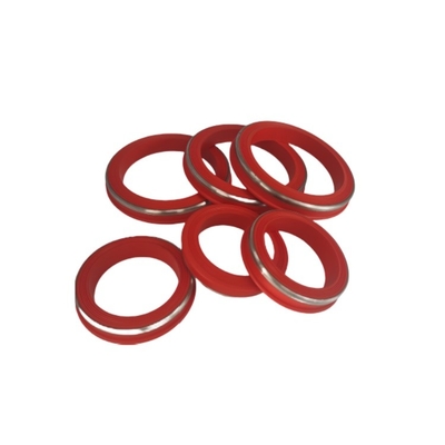 2" 3" 4" Buna HNBR Fig1502 रंगीन विंग यूनियन सील SS 304 बैक अप के साथ