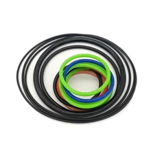 कस्टम सिलिकॉन ग्रीन कस्टम ओ रिंग 500 PSI तन्यता शक्ति के साथ