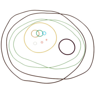 ओ-रिंग निर्माता प्रीमियम तेल-प्रतिरोधी AS568 सटीक FFKM रबर ओ-रिंग प्राकृतिक गैस के लिए