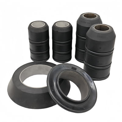 ऑयलफील्ड संचालन के लिए 10,000 पीएसआई दबाव रेटिंग और घर्षण रासायनिक प्रतिरोध के साथ एल्यूमीनियम-कोर गुइबर्सन स्वैब कप