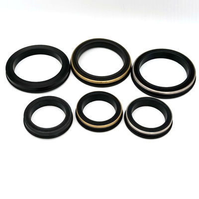 तेल क्षेत्र ग्रेड एनबीआर और स्व-ऊर्जायुक्त डिजाइन के साथ उच्च दबाव 15,000 पीएसआई हथौड़ा संघ होंठ सील