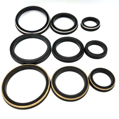 तेल रिग के लिए खट्टा गैस प्रतिरोधी FKM HNBR स्टील या पीतल स्लीव चित्र 1502 602 हैमर यूनियन सील