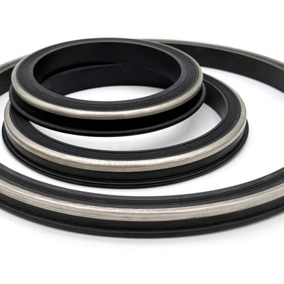 तेल रिग के लिए खट्टा गैस प्रतिरोधी FKM HNBR स्टील या पीतल स्लीव चित्र 1502 602 हैमर यूनियन सील