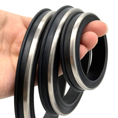 तेल रिग के लिए खट्टा गैस प्रतिरोधी FKM HNBR स्टील या पीतल स्लीव चित्र 1502 602 हैमर यूनियन सील