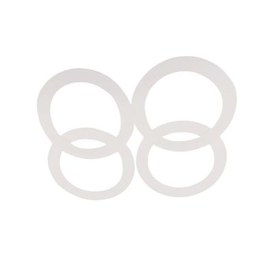 एफडीए-अनुपालक खाद्य ग्रेड सिलिकॉन रबर गैस्केट, अनुकूलन योग्य आकार और 40-90 शोर ए कठोरता के साथ