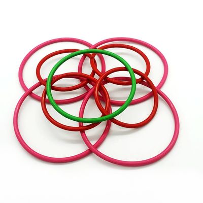 विभिन्न अनुप्रयोगों के लिए अनुकूलित रंग के साथ कस्टम आकार पीटीएफई एनबीआर एफकेएम ईपीडीएम रबर ओ-रिंग सील