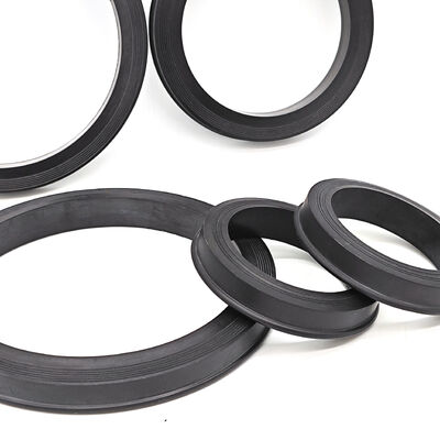 NBR, HNBR, FKM, PTFE सामग्री के साथ ड्रिलिंग और अच्छी तरह से सेवा के लिए उच्च दबाव हथौड़ा संघ होंठ सील