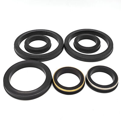 मानक Fig 602, 1002, 1502 6000-15000 PSI अनुप्रयोगों के लिए NBR HNBR FKM PTFE सामग्री के साथ हथौड़ा संघ होंठ सील