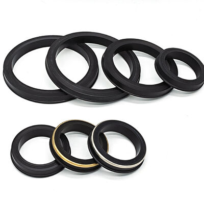 मानक Fig 602, 1002, 1502 6000-15000 PSI अनुप्रयोगों के लिए NBR HNBR FKM PTFE सामग्री के साथ हथौड़ा संघ होंठ सील