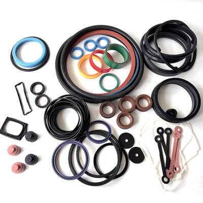 OEM/ODM अनुप्रयोगों के लिए NBR EPDM FKM HNBR में 50-90 शोर A कठोरता के साथ कस्टम इलास्टोमर सीलिंग पार्ट्स