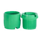 शंघाई फैक्टरी सस्ते दाम 2 7/8 &quot;प्लास्टिक धागा रक्षक टोपियां पिन और बॉक्स नीला