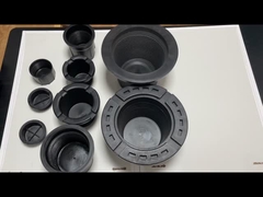 NC50 हेवी ड्यूटी स्क्रू कवर महिला पुरुष काला प्लास्टिक पीपी धागा सुरक्षात्मक टोपी