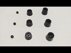 ओईएम अनुकूलित ढाला रबर बुशिंग शॉक अवशोषक बेलनाकार काला रंग