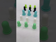 खाद्य ग्रेड लैब सिलिकॉन रबर बंग stopper छोटे रबर प्लग सफेद रंग